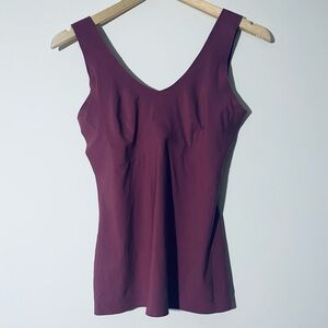 Knix Deep Burgundy Tank Top LuxeLift Wire-Free  Built-In Support